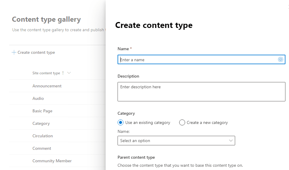 How to Translate SharePoint Online's Content Type Gallery